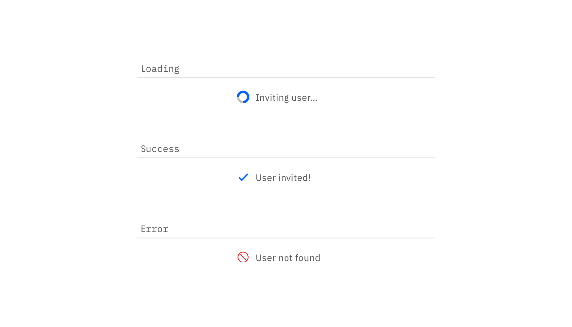 Inline loading states